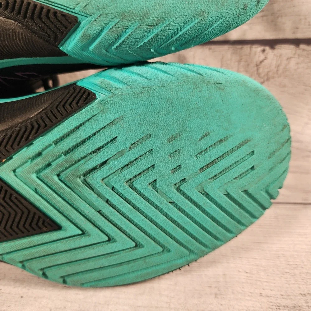 Diadem Court Shoes Womens 7.5 Black Teal Purple Tennis Pickleball CS20006 C01